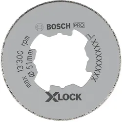 Bosch Professional Zubehör, Bohrereinsatz, PRO Core Cutter dry X-Lock, 51 x 35 mm