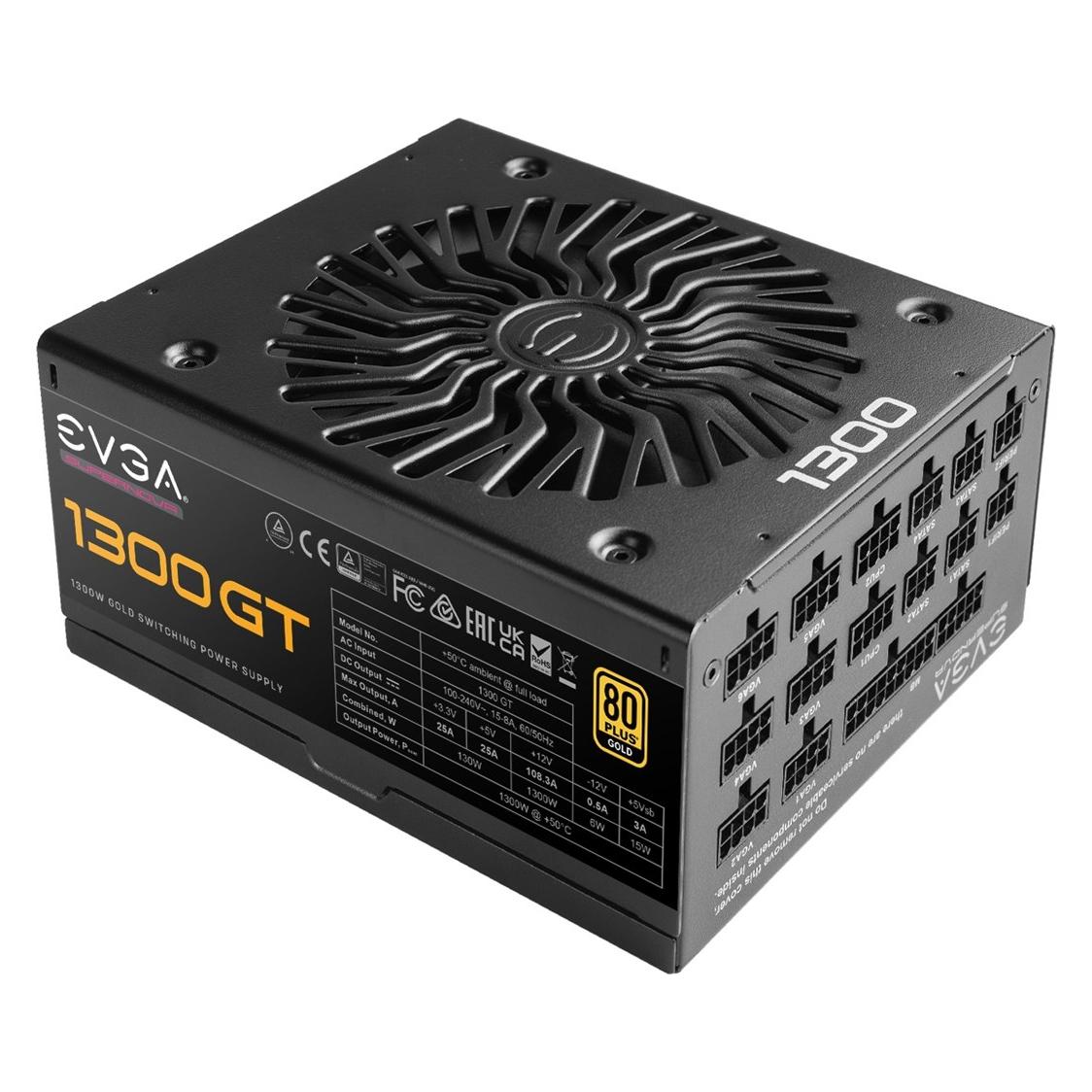 EVGA SuperNOVA 1300 GT Fully Modular (1300 W) (220-GT-1300-X2)
