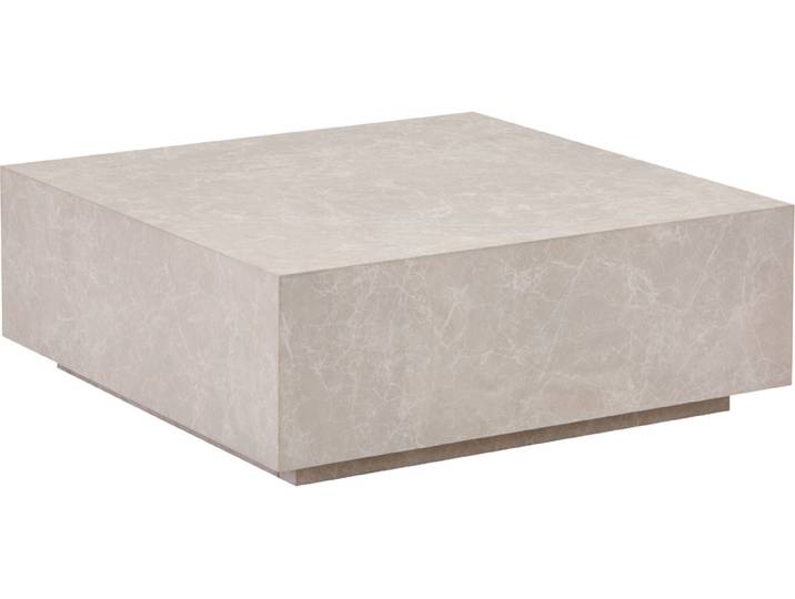 HOME DELUXE - Table basse Amiri XL - Couleur : beige\, dimensions : 95 x 95 cm\, plateau en MDF\, déjà montée I Table de salon Table d'appoint Table basse
