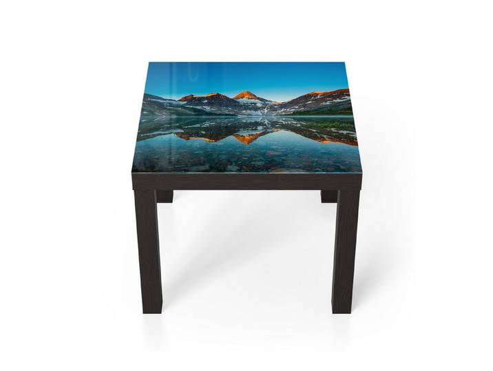 DEQORI Couchtisch 'Spiegelung der Stille', Glas Beistelltisch Glastisch modern