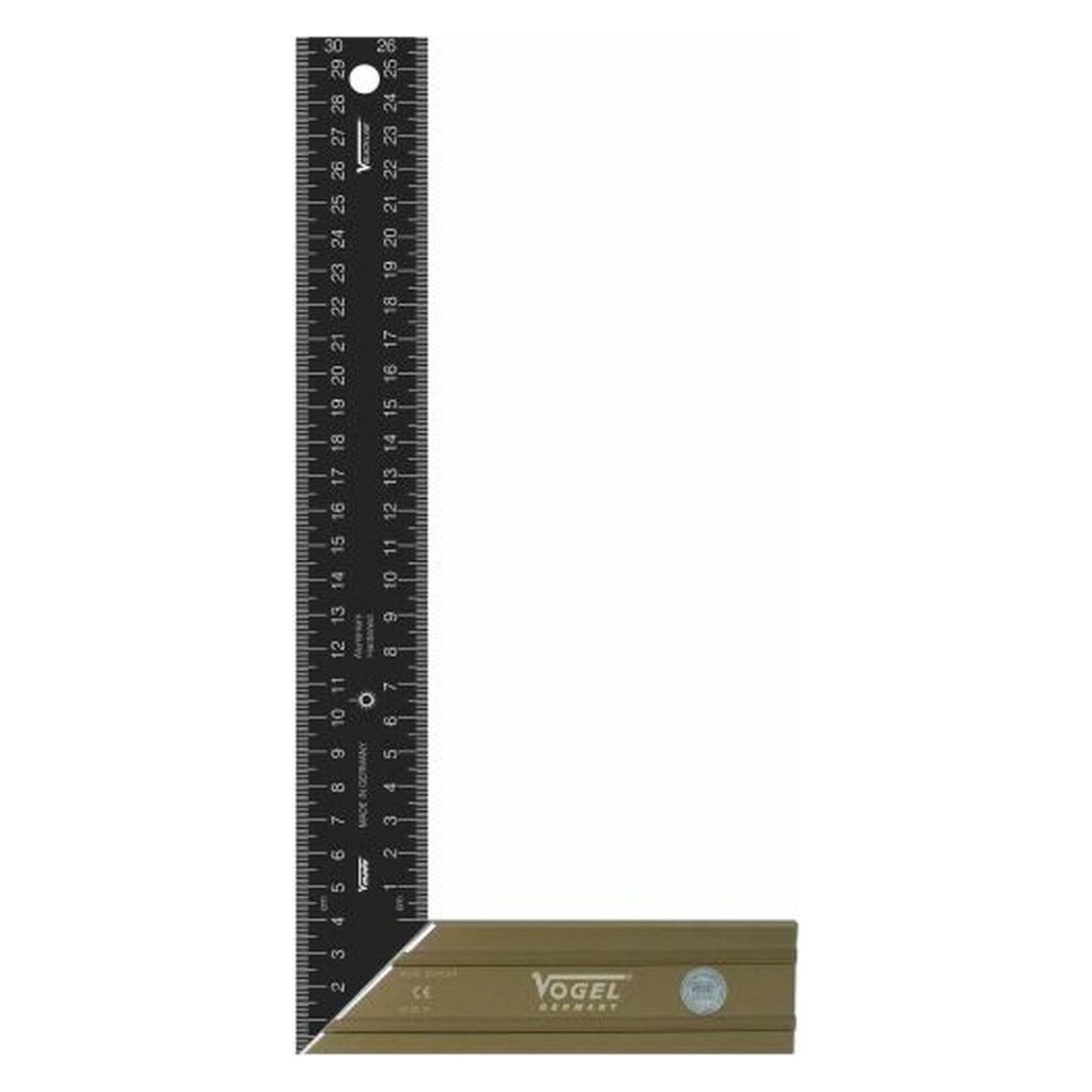 Vogel Tischlerwinkel 200x130mm HRB70 Gehrung+Mass,Alugriff, blendfrei (504032.2)