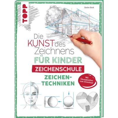 Die Kunst des Zeichnens für Kinder Zeichenschule - Zeichentechniken, Gebundene Ausgabe von Gecko Keck, Frechverlag GmbH, 978-3-7358-9131-0