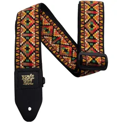 Ernie Ball Santa Fe Jacquard Gitarrengurt, Gitarre Zubehör, Mehrfarbig