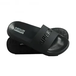 Superdry für Damen. WF310185A Flip Flops mit Code-Logo schwarz (36/37), Wohnung, Keine, Lässig, Strandbekleidung