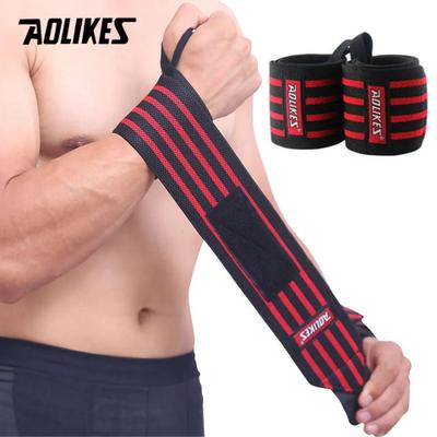 Uplifted Finds AOLIKES Professional Weightlifting Wrist Wraps With Heavy Duty Thumb Loop For Strength Training type A Red