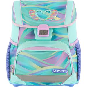 Herlitz Schulranzen Loop Minty Love, 1. - 4. Klasse, türkis / lila, für Mädchen