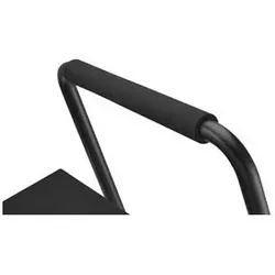 Powerton Beinständer schwarz / höhenverstellbar / Tragkraft 25 kg, Zubehör Gaming Möbel, Schwarz