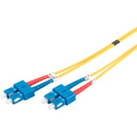 LWL Patchkabel, Duplex, SC > SC Stecker, Singlemode OS2 gelb, 2 Meter