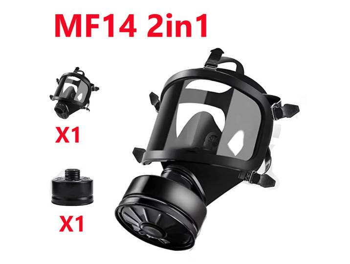 Masque à gaz MF14, nouveau masque irritant, prévention des produits chimiques, masque de prévention de la Pollution nucléaire, masque à gaz Nucleair