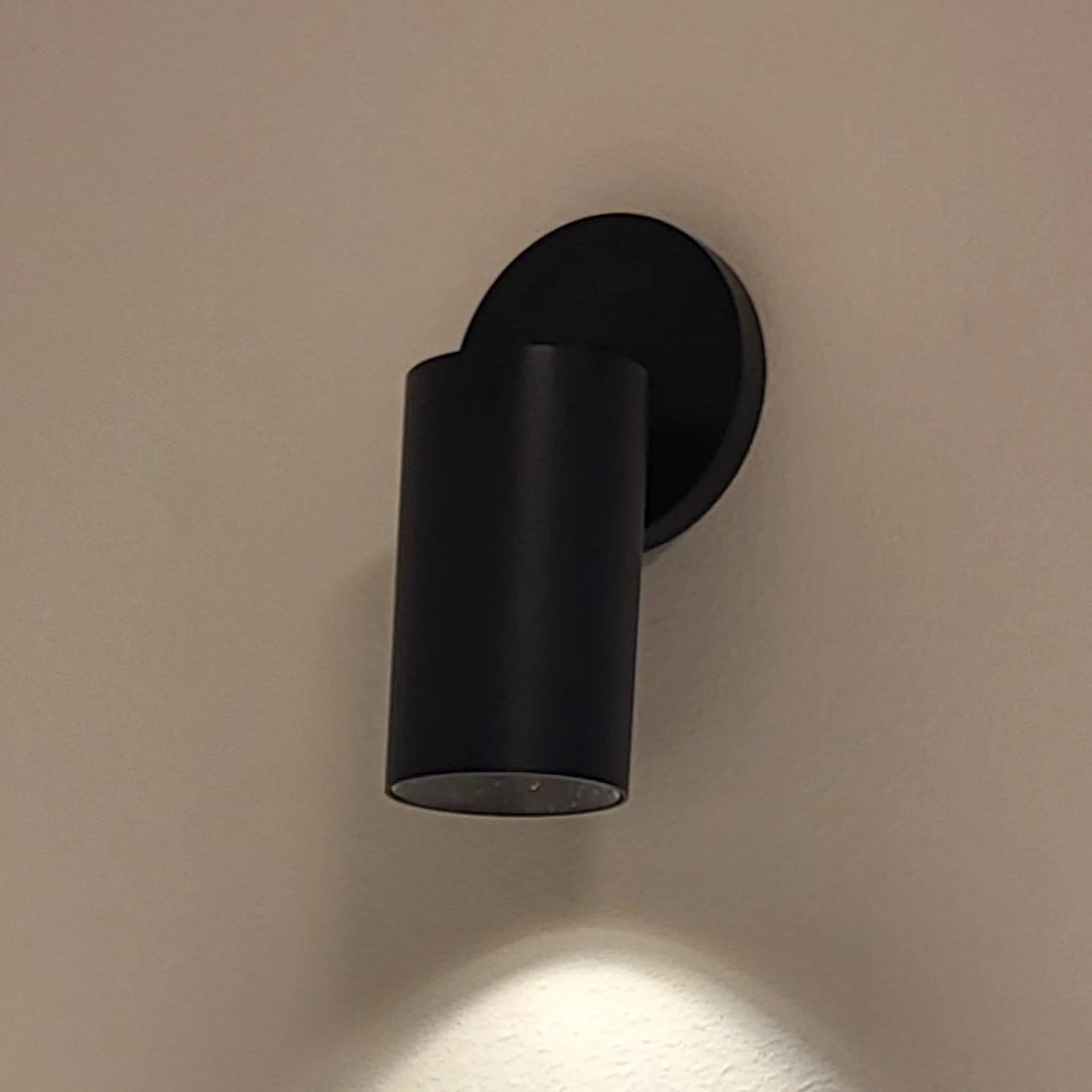Antidark SpotOn Circle1 Plafond en Wandlamp - Zwart - Aluminium