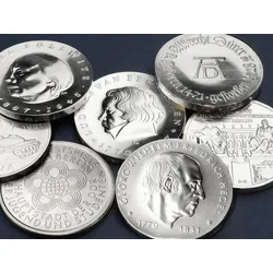 Komplett-Sammlung der 10-Mark-Gedenkmünzen der DDR (1966-1990)