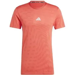 ADIDAS Herren Shirt Gym+ Training Seamless, Größe XL in Orange Orange