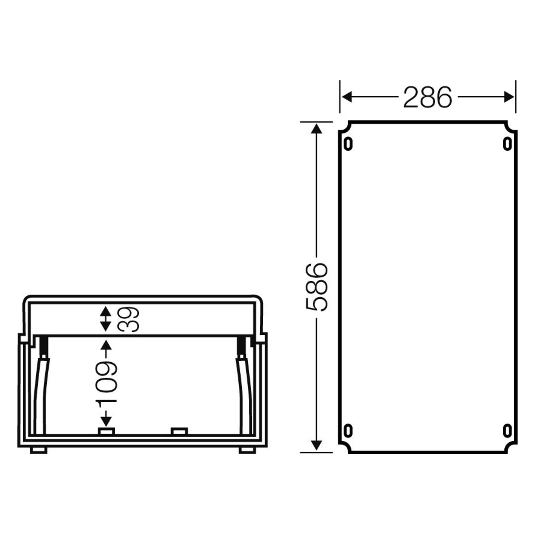Hensel Einbauplatte (4012591656968)