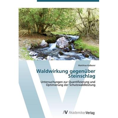 Waldwirkung gegenüber Steinschlag, Taschenbuch von Matthias Kalberer, AV Akademikerverlag, 978-3-639-41518-6