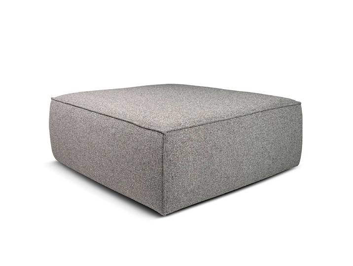 Polsterhocker 92 x 42 x 92cm Grau Webstoff Hevi: Grau