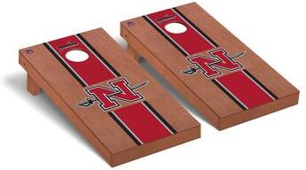 Skip's Garage Nicholls State Colonels Rosewood Cornhole Board Set