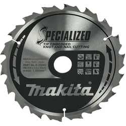 Makita, Sägeblatt, SPECIALIZED Sägeb.210x30x18Z
