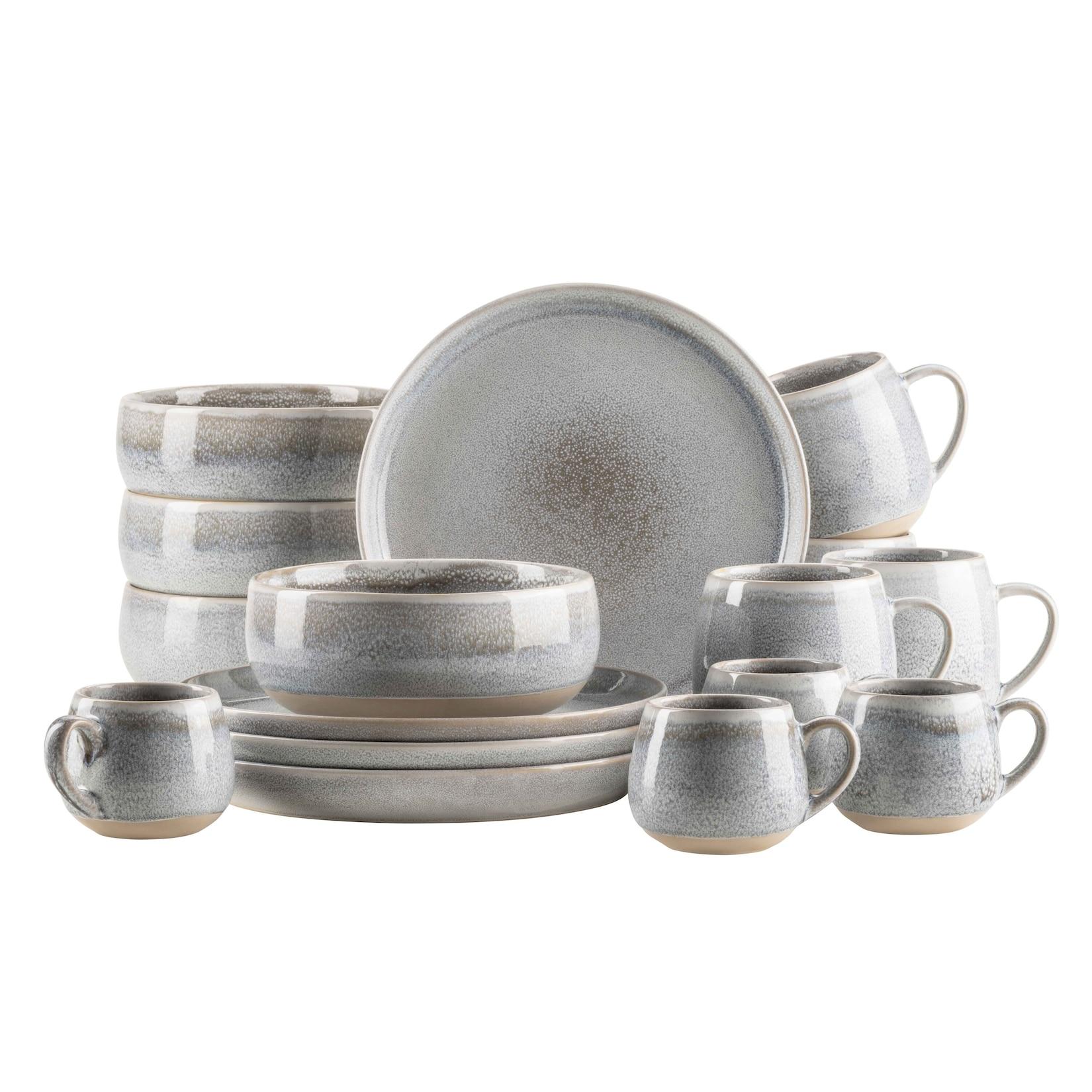 Mäser Frühstück Set, Steinzeug Aquata