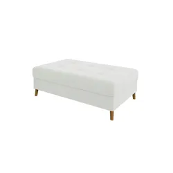 S-STYLE Hocker  Lars , weiß , Maße (cm): B: 118 H: 40