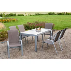 Gartentischgruppe Amalfi Taupe