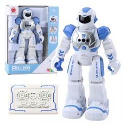 Lean Toys Ferngesteuerter Lernroboter RC mit Sprachfunktion, tanzenden Lichtern und Geräuschen (blau) (66871203)