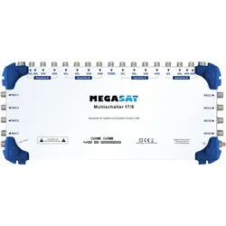 Megasat Multiswitch 17/8 (Multischalter), SAT Zubehör