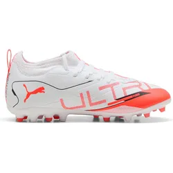 Puma, Mädchen, Fussballschuhe, Ultra 5 Match mg Jr (38.5), Weiss