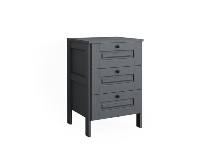 Vitalispa Kinderkleiderschrank Ajaton , Grau 60 x 88.4 cm geeignet zur Aufbewahrung von Kinderkleidung und Spielzeug