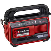 Power X-Change Hybrid-Kompressor PRESSITO 18/25 Hybrid rot/schwarz, 18Volt / 220Volt, ohne Akku und Ladegerät