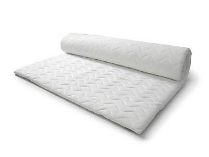Topper Visco 160 x 200 cm. Viscoelastische Auflage Kern 7 cm. + versteppter Bezug (160)