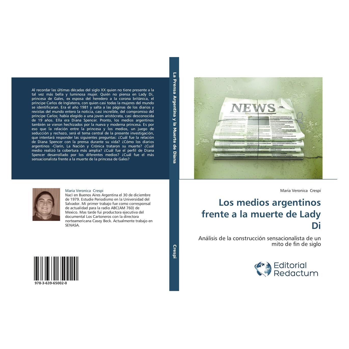 Editorial Redactum Los medios argentinos frente a la muerte de Lady Di (Spanisch, Softcover, Mara Vernica Crespi) (51365361)