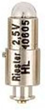 Lâmpada HL 2,5 V Riester para o oftalmoscopio, ri-mini, ei-scopeL1/L2/L3, ri-derma, e-scope, 1 unidade