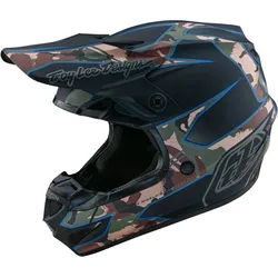 Troy Lee Designs SE4 Polyacrylite Matrix MIPS Motocross Helm