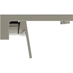 Ideal Standard Extra Wand-Waschtischarmatur, Unterputz, Ausladung 160mm, rechteckige Rosette, BD509GN, Farbe: Silver Storm