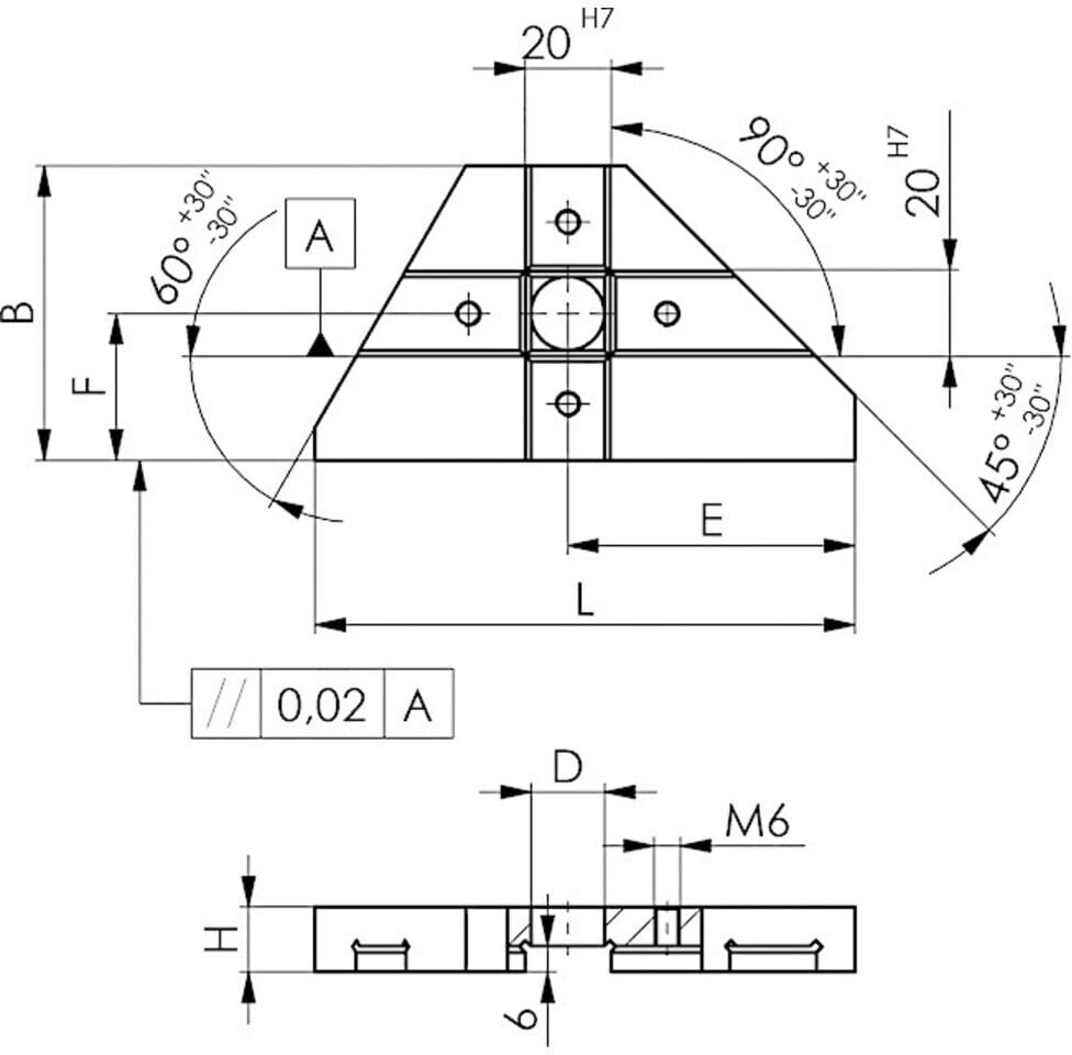AMF Parallel-Anschläge-Paar 8 mm (74260)