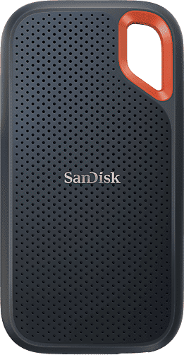 Disco duro SSD externo 1TB - SanDisk Extreme Portable SSD, 2.5", Hasta 1050 MB/s, NVMe, USB 3.2, IP65, Gris