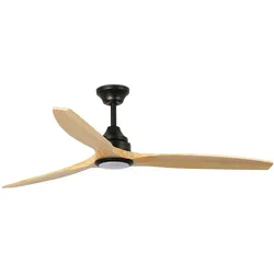 DC Deckenventilator Alo Schwarz mit LED & Fernbedienung