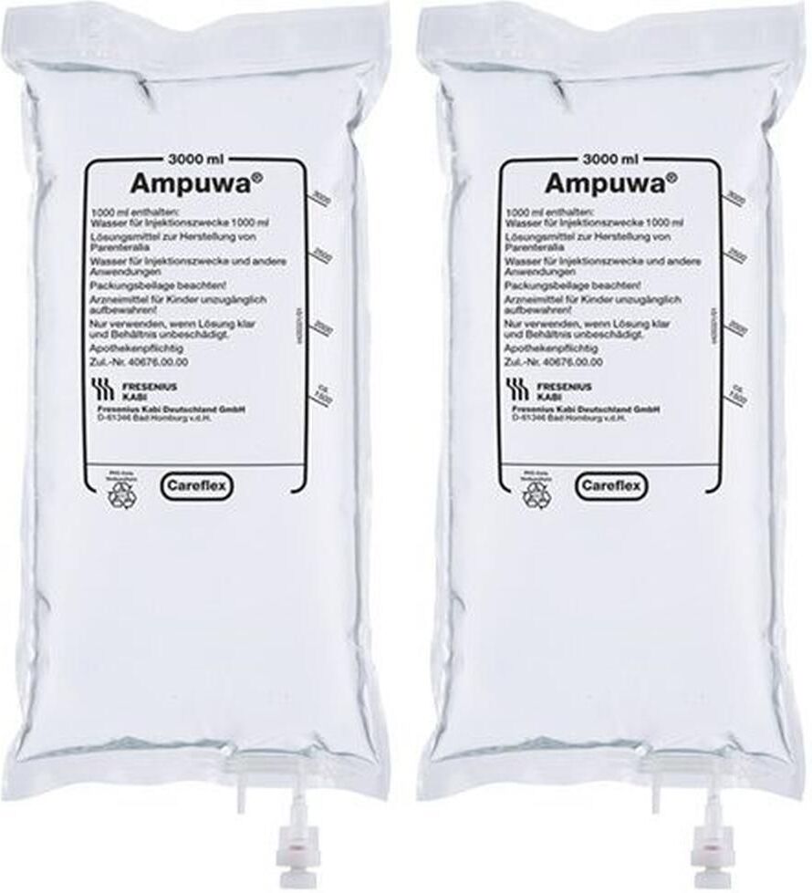 Ampuwa Careflex Beutel/Stopfen Infusionslösung 2x 2x4x3000 ml