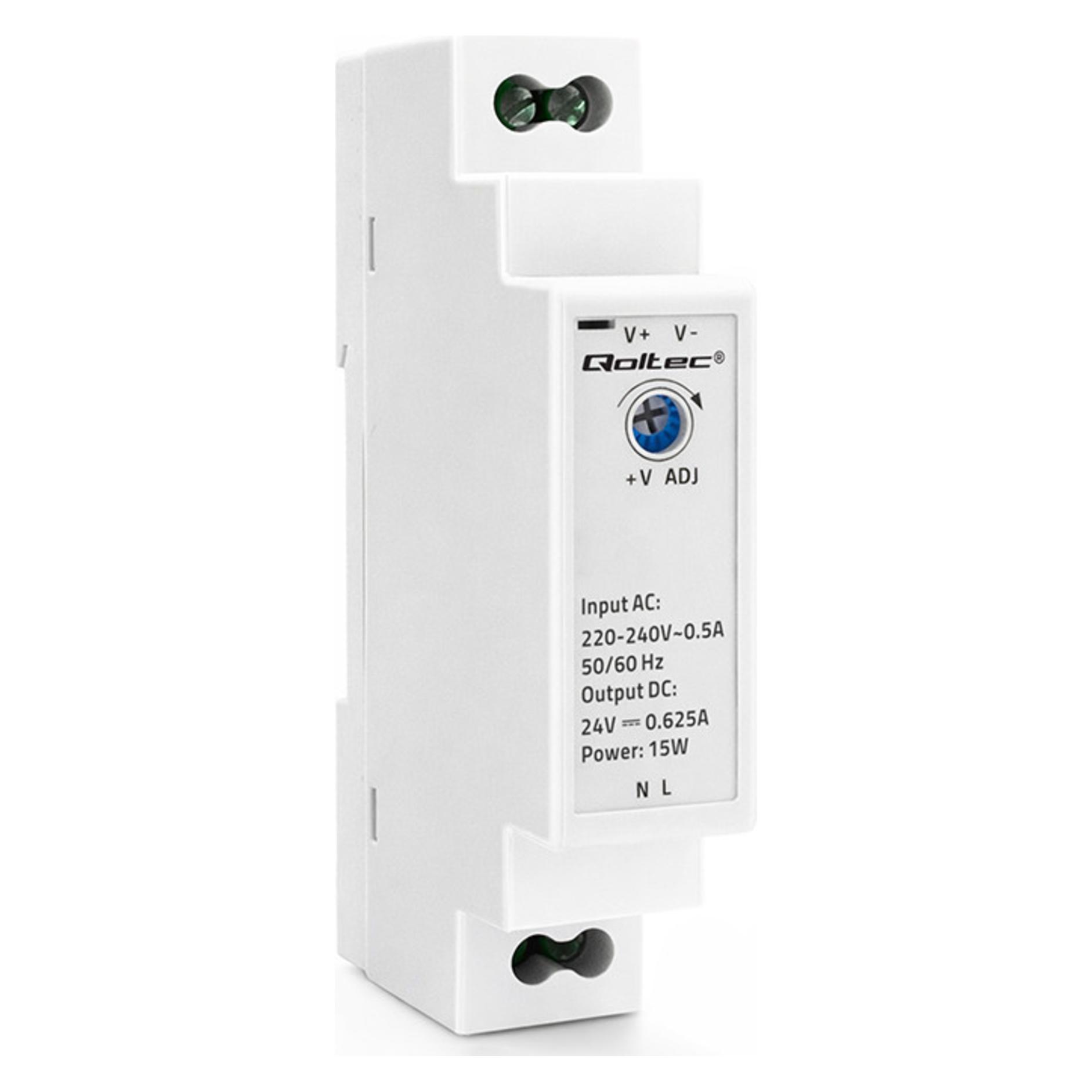 Qoltec strømforsyning - 15W (50917)