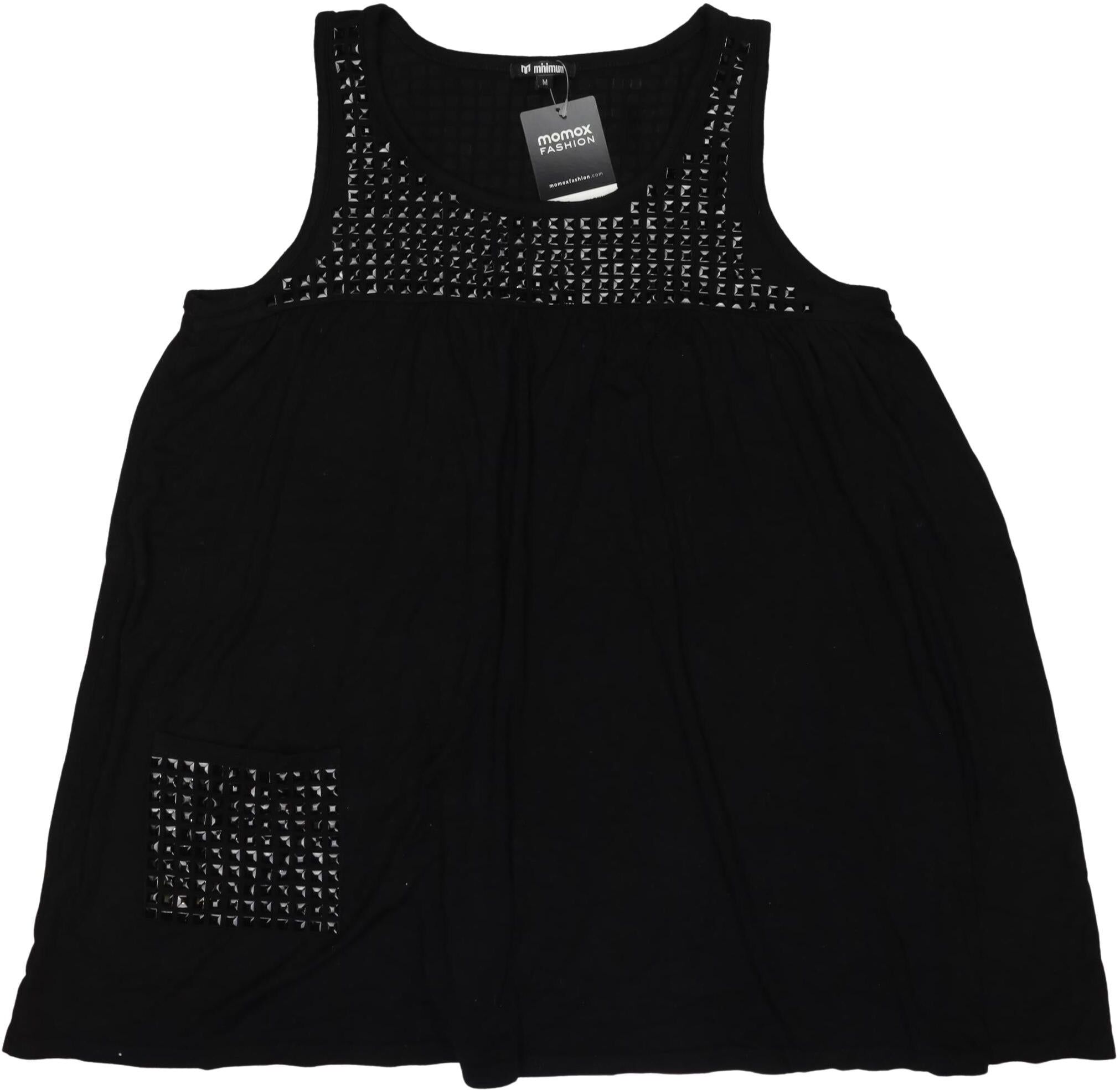 Minimum Damen Top, Schwarz, Gr. M, kein / Etikett - Second Hand