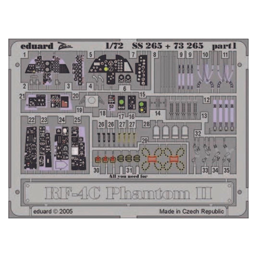 Eduard RF-4C Phantom II SS265 (SS265)