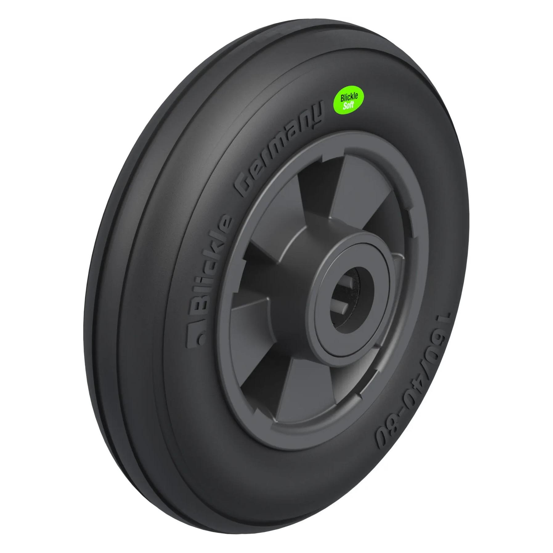 Blickle 531012 VWPP 160/20R Schwerlast-Rad Rad-Durchmesser 160 mm Tragfähigkeit max. 70 (531012)