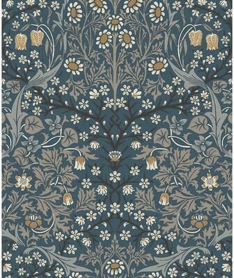 NextWall Victorian Garden Floral Peel and Stick Wallpaper