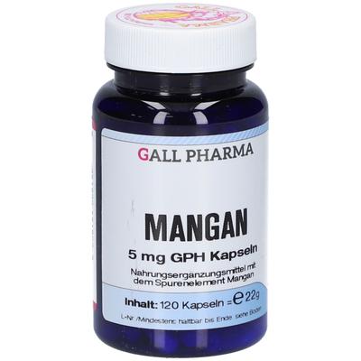 Mangan 5 mg GPH Kapseln 120 St