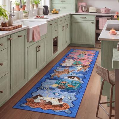 Garvee Playful Cats Area Rugs for Living Room Bedroom