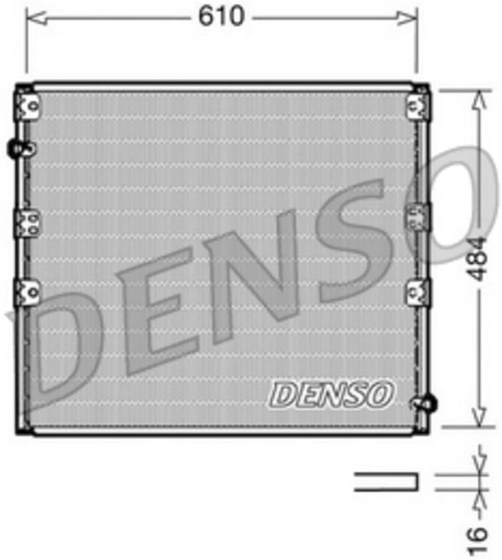Kondensator, Klimaanlage DENSO DCN50020
