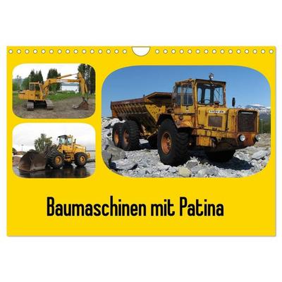Baumaschinen mit Patina (Wandkalender 2027 DIN A4 quer), CALVENDO Monatskalender