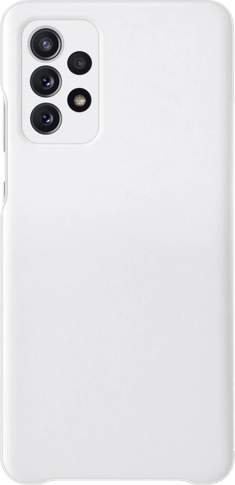 Samsung Flip Case S View für Galaxy A72 weiß