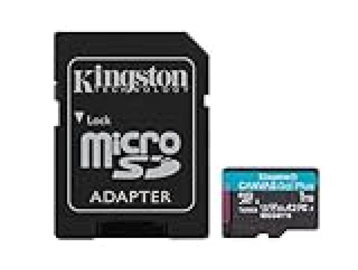 Kingston Canvas Go Plus microSDXC Memory Card Gen4 200MB/s A2 U3 V30 1TB Card - Adapter-SDCG4/1TB