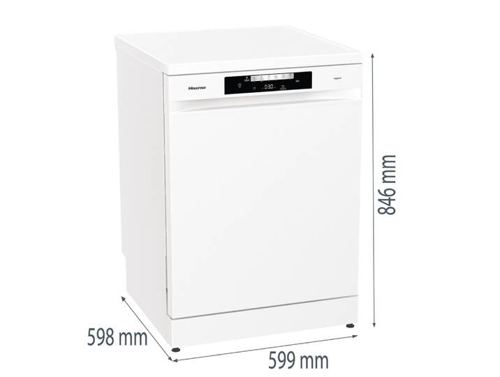 Lave vaisselle classe C HISENSE HS642C90W